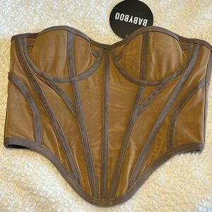 Baby boo bustier top